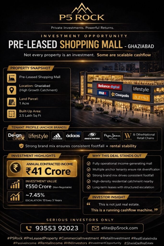 Pre-Leased Shopping Mall – Ghaziabad