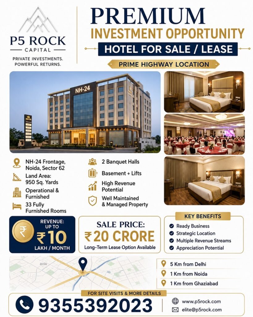 Hotel for Sale / Lease in Sector 62, Noida